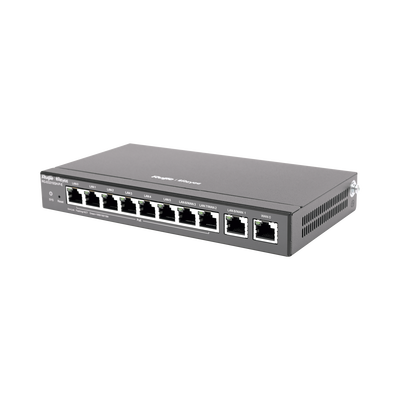 RG-EG310GH-P-E, Router de Oficina PoE, Administrable en la Nube de Alto Rendimiento de 10 Puertos Gigabit