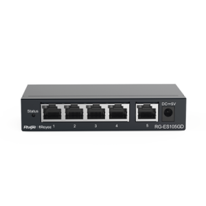 RG-ES105GD, Switch No Gestionado sin PoE de 5 puertos 10/100/1000Mbps