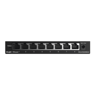 Switch Administrable con 8 Puertos Gigabit, Reconocimiento de Cámara IP, Valor Único Para la Red CCTV, Gestión Gratuita Desde la Nube