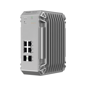 Switch de Verdadero Grado Industrial Especialmente Diseñado para Entornos Difíciles, Cuenta con 6 Puertos Gigabit, 4 de ellos Puertos PoE+ y 2 Puertos de Enlace Ascendente SFP