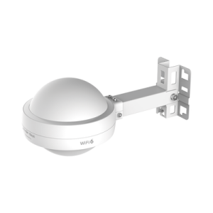 Punto de acceso Wi-Fi 6 para exterior 360°, IP 68, doble banda, 1775 Mbps, 2 puertos GE, hasta 256 usuarios, protección hasta 4 kV y protección contra erosión eólica, compatible con reyee mesh