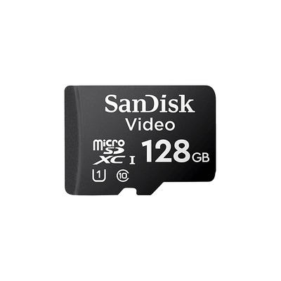 Micro SD Optimizada Para Videovigilancia / 128GB / ULTRA SDXC UHS-I/ CLASS 10 MSD / Sandisk