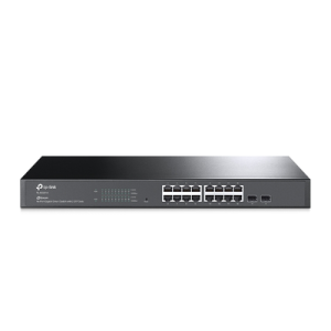 Switch JetStream SDN Administrable 16 puertos 10/100/1000 Mbps + 2 puertos SFP, administración centralizada OMADA SDN