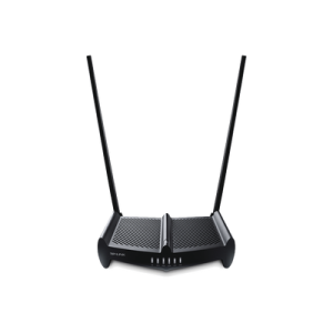 Router Inalámbrico de Alta Potencia, 2.4 GHz, 300 Mbps, 2 antenas externas omnidireccional 9 dBi, 4 Puertos LAN 10/100 Mbps, 1 Puerto WAN 10/100 Mbps, control de ancho de banda