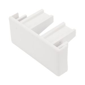 Tapa final color blanco de PVC auto extinguible, para canaleta TMK1735, TMK1735SD (5390-02001)