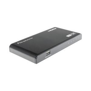 Divisor (Splitter) HDMI 4K de 1 Entrada a 4 Salidas (Simultaneas) / Soporta 4K×2K / Soporta 4 equipos con conexión en Cascada / Ajuste de resoluciones EDID / HDR / HDMI 2.0 / HDCP 2.2 / Permite mezclar pantallas en 4K y 1080P