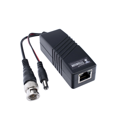 (TRANSCEPTOR) TRANSMISOR ACTIVO para Kits KITTT4PVTURBOX, KITTT8PVTURBOX, KITTT16PVTURBOX y KIT-TT16PVTURBOX-RX / Regula el voltaje de 36 VCD a 12VCD / HD-TVI/CVI/AHD/CVBS / Se instala del lado de la cámara.