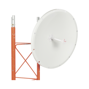 Antena Direccional en Frecuencia Extendida / 4.8 - 6.5 GHz / 28 dBi / Conector con jumper N-Macho incluido/ Polaridad en 90º y 45º / Montaje incluido para torre o mástil