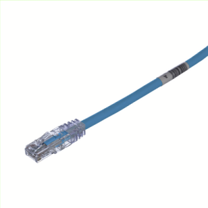Cable de Parcheo UTP Cat6A, CM/LSZH, Diámetro Reducido (28AWG), Color Azul, 5 metros