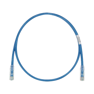 Cable de Parcheo TX6, UTP Cat6, 24 AWG, LSZH, Color Azul, 1 metro
