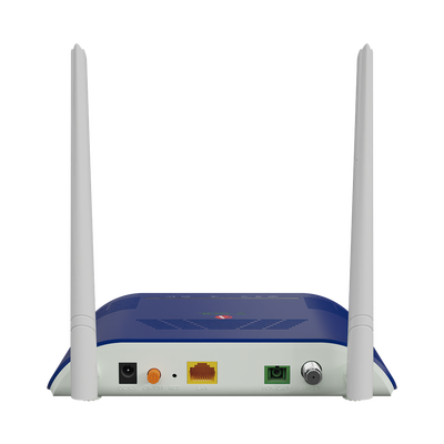 ONU G/EPON con Wi-Fi en 2.4 GHz + 1 CATV + 1 puerto LAN Gigabit, hasta 300 Mbps vía inalámbrico