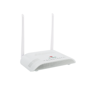 ONU G/EPON con Wi-Fi en 2.4 GHz + 1 CATV + 1 puerto LAN Gigabit +  1 puerto LAN Fast Ethernet, hasta 300 Mbps vía inalámbrico
