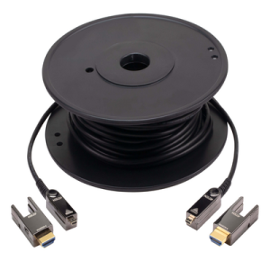 Cable 脫ptico Ativo HDMI 3.0 4K Verdadero / 30 mts (4K Verdadero a 30 mts) / (Fibra 脫ptica y Cobre)