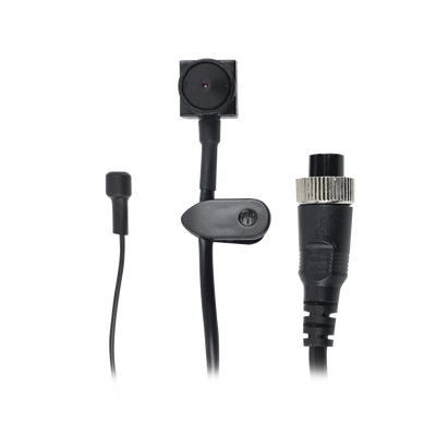 Cámara pinhole AHD de 2MP para videovigilancia móvil. Solución para interior con micrófono