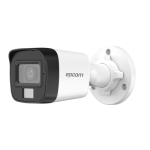 Bala TURBOHD 3K (5 Megapixel) / Lente 2.8 mm / Dual Light (20 mts IR + 20 mts Luz Blanca) / PLASTICO / Exterior IP67 / dWDR / 4 Tecnologias