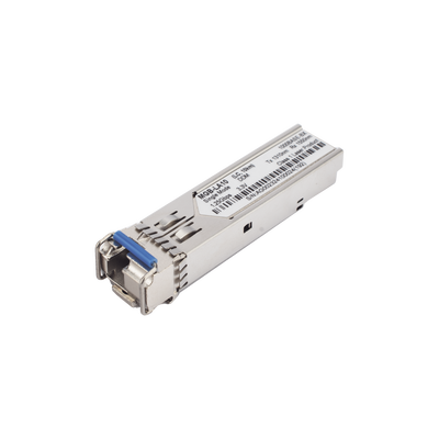Transceptor WDM mini-Gbic SFP 1G LC TX:1310nm RX:1550 para fibra Mono Modo 10 Km, Requiere MGB-LB10