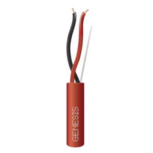 Carrete de Cable 2 x 18 AWG FPLR para Incendio y Voceo / 305 mts / Resistente a la Luz Solar / Sin Blindaje