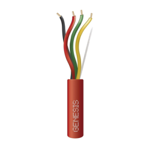 Carrete de cable 4 x 18 AWG FPLR para Incendio / 305 mts / Resistente a la Luz Solar / Sin Blindaje / Para Aplicaciones de Incendio