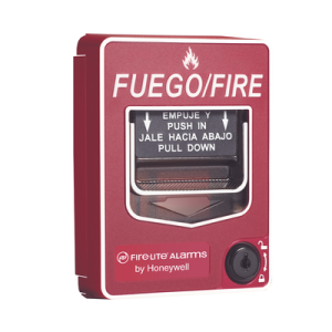 Estación Manual de Emergencia de Doble Acción Direccionable / Texto en Español / Compatible con Paneles Direccionables Fire-Lite