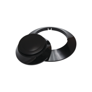 Kit de 10 Anillos y 10 Cubiertas Color Negro para Detectores de Humo, de Calor y Duales Fire-Lite, IDP y SK.