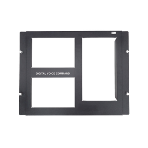 Placa de 2 Fila para DVC / Color Negro