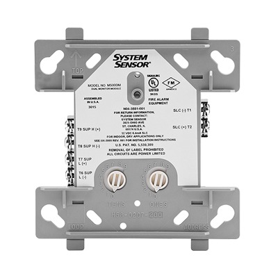 Módulo Monitor Doble / Direccionable / Permite Agregar Sensores Convencionales al Panel / Cableado Clase B / Tecnología SK / Compatible con Paneles Direccionables Silent Knight y Farenhyt