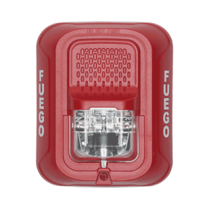 Lámpara Estroboscópica para Montaje en Pared, Color Rojo, Nivel de Candelas Seleccionable, Nuevo Diseño Moderno y Elegante y Menor Consumo de Corriente