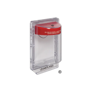 Stopper II® de Policarbonato Super Resistente / sin Sirena / Montaje a Ras / Español