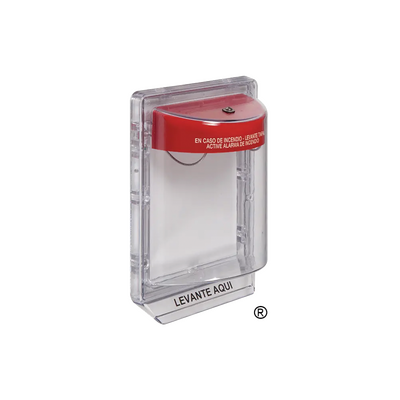 Stopper II® de Policarbonato Super Resistente / sin Sirena / Montaje a Ras / Español
