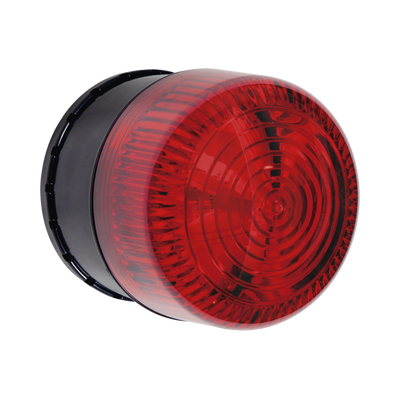 Alarma de Una Zona para Uso en Exterior, Notificación Audible y Visible, Color Rojo