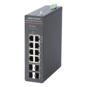 Switch Industrial No Administrable Gigabit / 6 Puertos Gigabit PoE+ (30 W) + 2 Puertos Gigabit PoE++ (60 W) / 2 Puertos SFP / 120 W Total / 48 a 57 VCD / Ideal para Proyectos / 300 Metros de Distancia