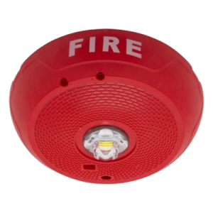 Lámpara LED Estroboscópica / 2 Hilos / Montaje en Techo / 15 Hasta 117 Candelas / Tamper Integrado / Texto en Inglés / Color Rojo