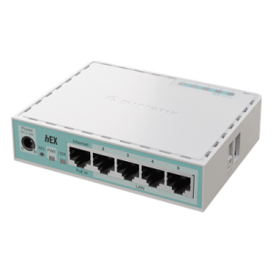 (hEX E50UG), Router 5 puertos gigabit