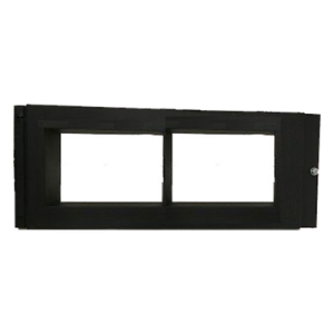 Placa de Revestimiento para Anunciador Gráfico NCD / se Instala en la Primer Fila de Gabinetes Serie CAB-4 de NOTIFIER / Color Negro