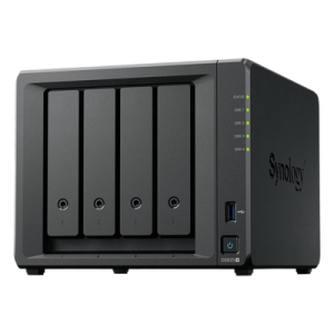 Servidor NAS de 4 Bahías (Expandible a 9 Bahías) / Hasta 162 TB / Servicio Nube Gratis (P2P) / Administración Remota y Respaldo Programado